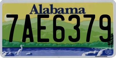 AL license plate 7AE6379