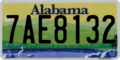 AL license plate 7AE8132