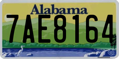 AL license plate 7AE8164