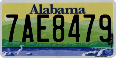 AL license plate 7AE8479