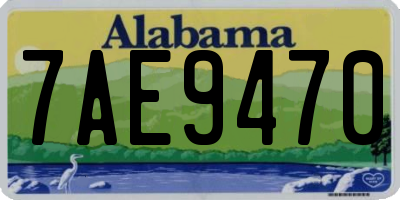 AL license plate 7AE9470