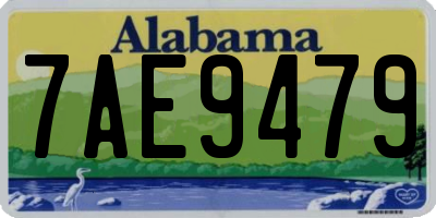 AL license plate 7AE9479