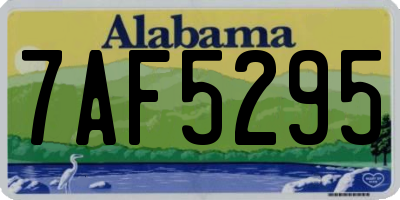 AL license plate 7AF5295