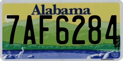 AL license plate 7AF6284
