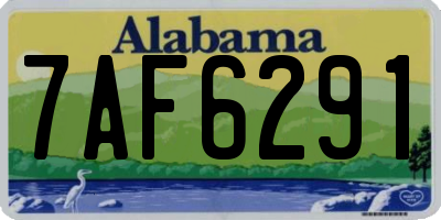 AL license plate 7AF6291