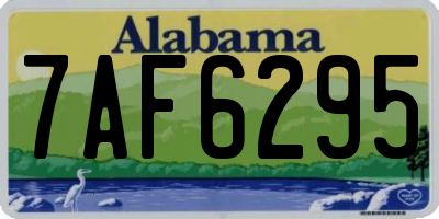 AL license plate 7AF6295