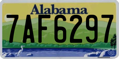 AL license plate 7AF6297