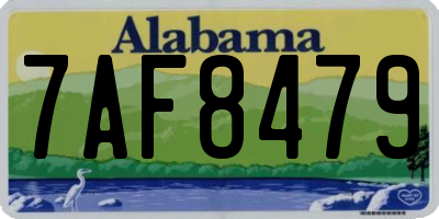 AL license plate 7AF8479