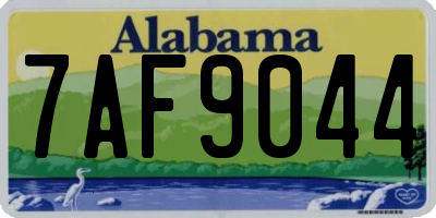 AL license plate 7AF9044