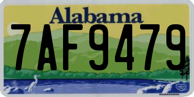AL license plate 7AF9479