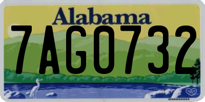 AL license plate 7AG0732