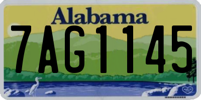 AL license plate 7AG1145