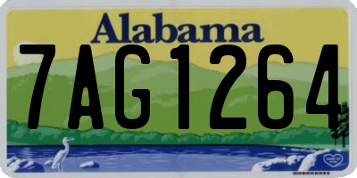 AL license plate 7AG1264