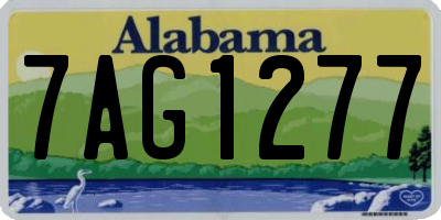 AL license plate 7AG1277