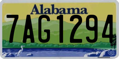 AL license plate 7AG1294