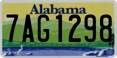 AL license plate 7AG1298