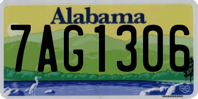 AL license plate 7AG1306