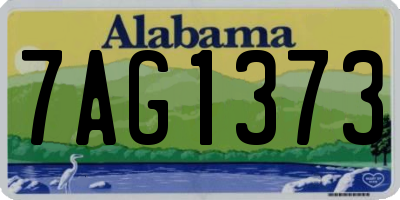 AL license plate 7AG1373