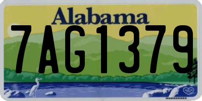 AL license plate 7AG1379