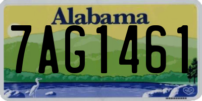 AL license plate 7AG1461