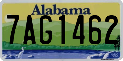 AL license plate 7AG1462