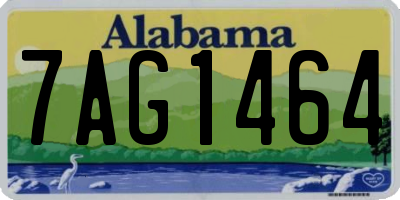 AL license plate 7AG1464