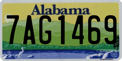 AL license plate 7AG1469