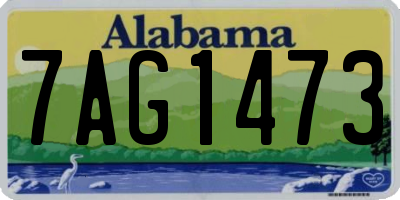 AL license plate 7AG1473