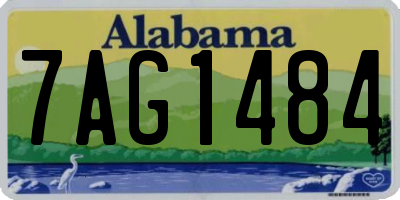 AL license plate 7AG1484