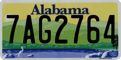 AL license plate 7AG2764