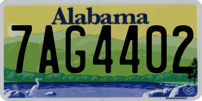 AL license plate 7AG4402