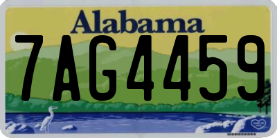 AL license plate 7AG4459