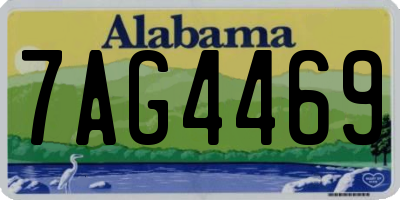 AL license plate 7AG4469