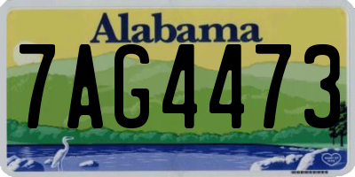 AL license plate 7AG4473