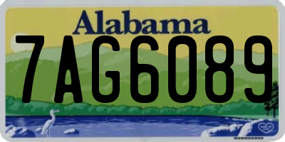 AL license plate 7AG6089