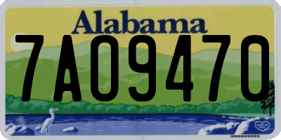 AL license plate 7AO9470