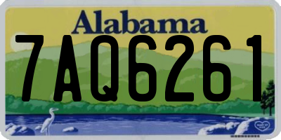 AL license plate 7AQ6261