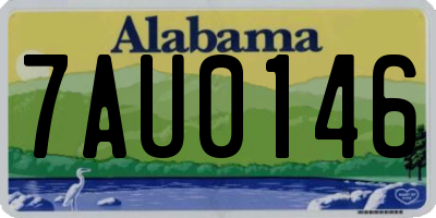 AL license plate 7AU0146