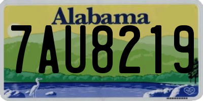 AL license plate 7AU8219