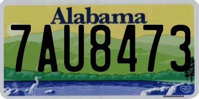 AL license plate 7AU8473