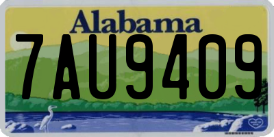 AL license plate 7AU9409