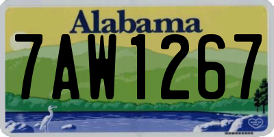 AL license plate 7AW1267