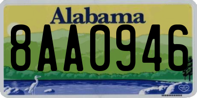 AL license plate 8AA0946