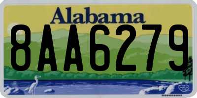 AL license plate 8AA6279