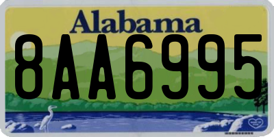 AL license plate 8AA6995