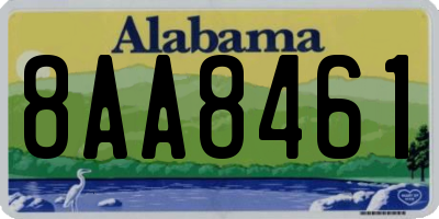 AL license plate 8AA8461
