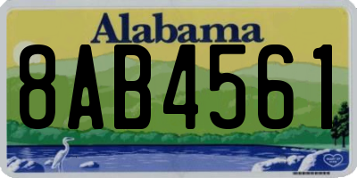 AL license plate 8AB4561