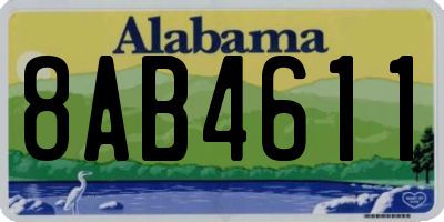 AL license plate 8AB4611