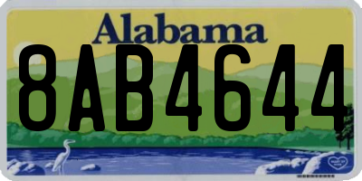 AL license plate 8AB4644