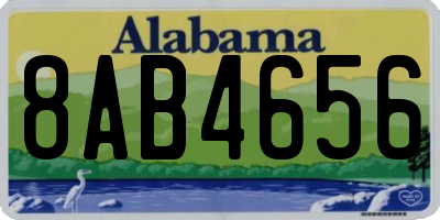 AL license plate 8AB4656